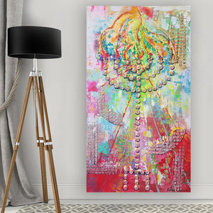 Chouraki Eden / Menorah A Original Painting AHAVART