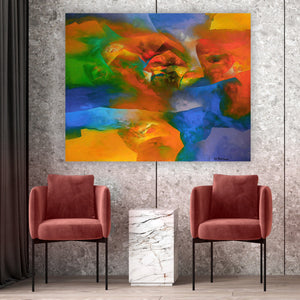 '' Crossing the Red Sea'' / Eduard Grossman Giclee Print AHAVART