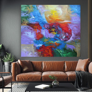 '' Fire of Life'' / Eduard Grossman Giclee Print AHAVART