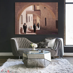Jerusalem Alley / Mikhail Chapiro Giclee Print AHAVART