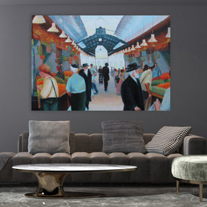 Machane Yehudah Market / Dan Dobrin Giclee Print AHAVART