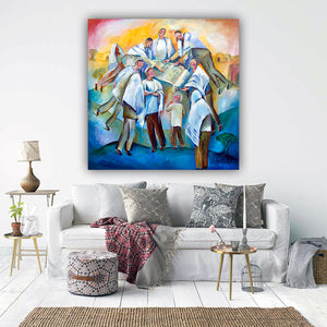 Torah Reading / Ruth Rabinkov Giclee Print AHAVART