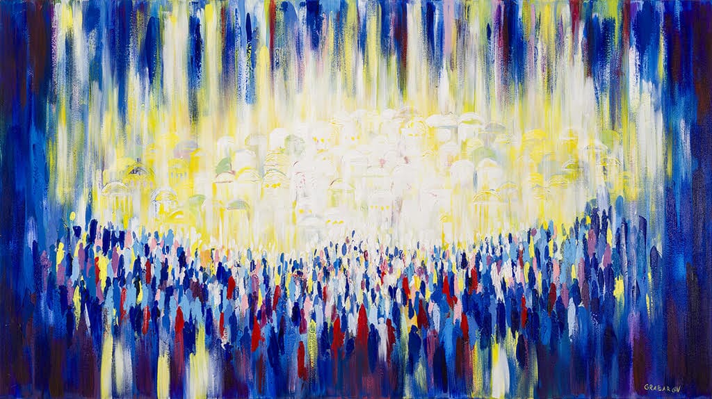 Anna Grabar / '' City of Light'' Giclee Print AHAVART 