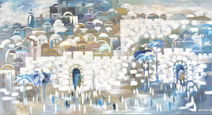 Anna Grabar / Jerusalem Gates Giclee Print AHAVART 