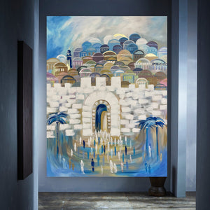 Anna Grabar / Jerusalem Gates Giclee Print AHAVART 