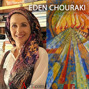 Chouraki Eden / Chemin de la Paix Original Painting AHAVART 