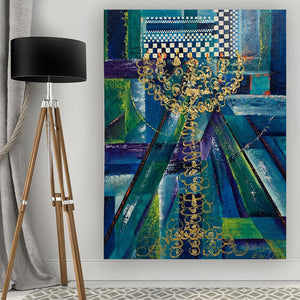 Eden Chouraki / Menorah Mathematiques Giclee Print AHAVART 