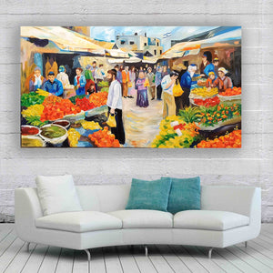 Grabar Anna / Ben Yehuda Market Original Painting AHAVART 