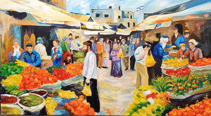 Grabar Anna / Ben Yehuda Market Original Painting AHAVART 
