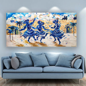 Grabar Anna / Blue Dancers Original Painting AHAVART 