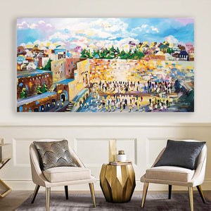 Grabar Anna / Gold Jerusalem Original Painting AHAVART 