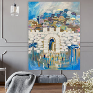 Grabar Anna / Jerusalem Gate Original Painting AHAVART 
