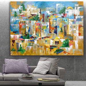 Grabar Anna / Jerusalem Original Painting AHAVART 