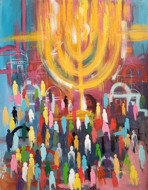 Grabar Anna / The Path of Faith Original Painting AHAVART 