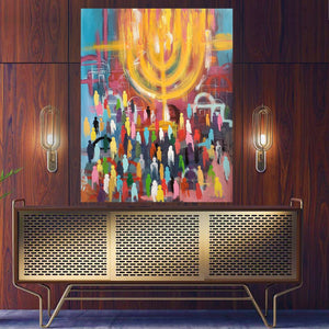 Grabar Anna / The Path of Faith Original Painting AHAVART 