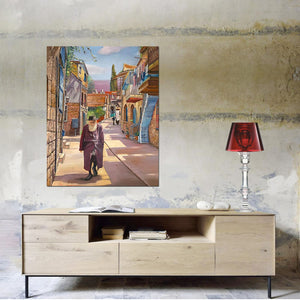 Levin Alex / ''Mea-Shearim / Jerusalem'' Original Painting AHAVART 