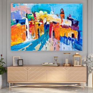 Moskalev Sergei /CIty of Colors Original Painting AHAVART 