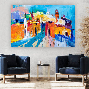 Moskalev Sergei /CIty of Colors Original Painting AHAVART 