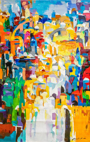 Moskalev Sergei / City of Joy Original Painting AHAVART 