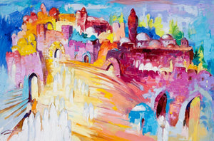 Moskalev Sergei - Holy City Original Painting AHAVART 