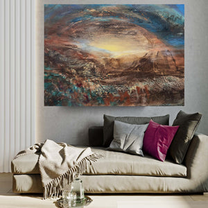 Raanan Yoram / ''After Sinai'' Original Painting AHAVART 