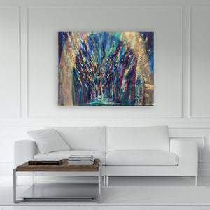 Raanan Yoram / ''Forest Gem'' Original Painting AHAVART 