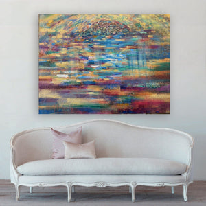 Raanan Yoram / 'Jerusalem Transcendent'' Original Painting AHAVART 