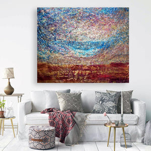 Raanan Yoram / ''Kotel Beyond'' Original Painting AHAVART 