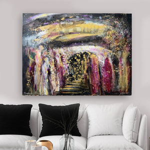 Raanan Yoram / '' Wedding Anew'' Original Painting AHAVART 