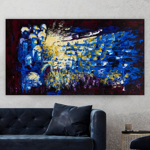 Snesareva Lioudmila / Night at the Kotel Original Painting AHAVART 