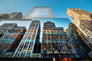 Cityscapes buildings skyscrapers photography reflections low-angle shot Fine Art Photography AHAVART 