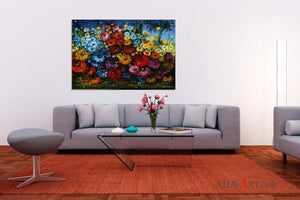 Fleurs des Champs / Original Painting / Rogelio Anguiano Cabrera Original Painting AHAVART 