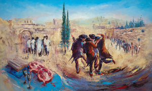 Jerusalem Dance / Anna Zarnitsky Giclee Print AHAVART 