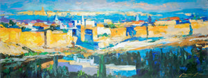 Jerusalem from the Mount of Olives / Sergei Moskalev Giclee Print AHAVART 