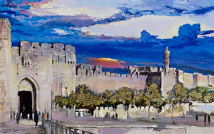 Jerusalem Gate / Sergei Moskalev Giclee Print AHAVART 