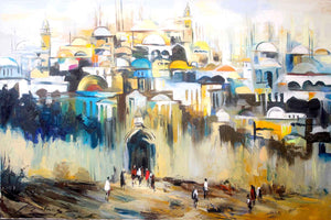 Jerusalem Gates 2 / Sergei Moskalev Giclee Print AHAVART 