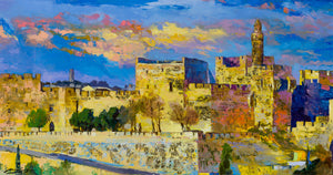 Jerusalem of Gold / Sergei Moskalev Giclee Print AHAVART 