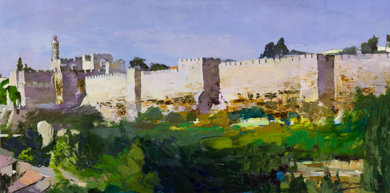 Jerusalem Walls / Sergei Moskalev Giclee Print AHAVART 