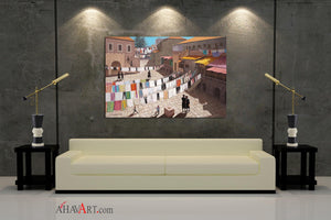 Mea Shearim - Jerusalem / Mikail Chapiro Giclee Print AHAVART 