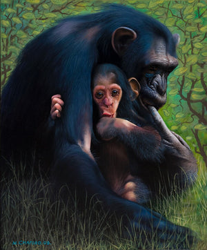 Mikhail Chapiro - Motherhood-Gorillas AHAVART 