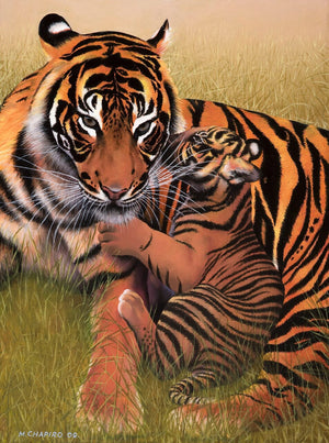 Mikhail Chapiro - Motherhood-Tigers AHAVART 