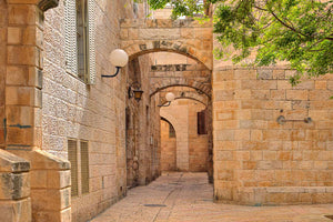 Narrow Street in Jewish Quater - Jerusalem Fine Art Photography AHAVART 