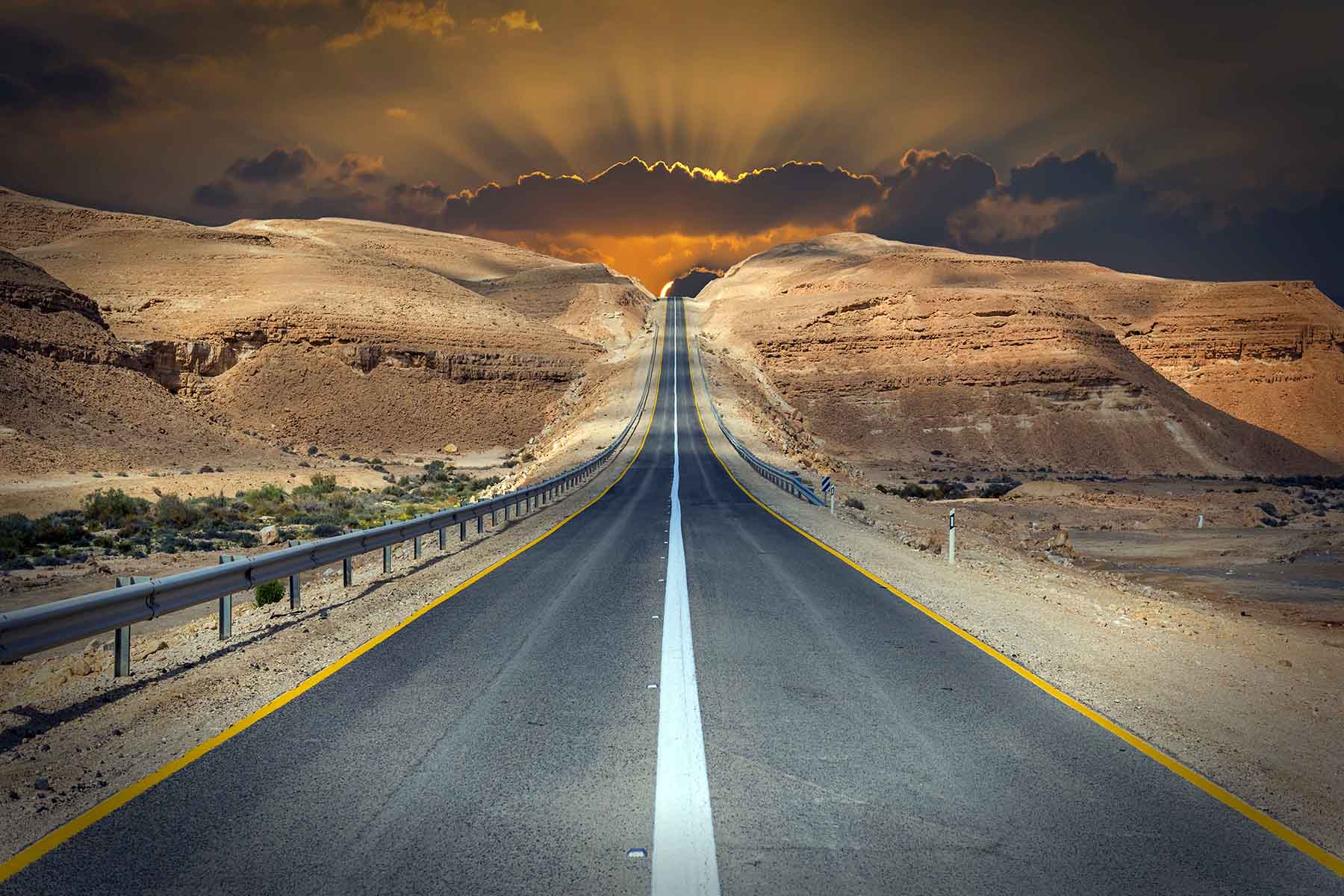On the Road - Dead Sea - Israel Fine Art Photography AHAVART 