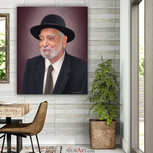 Rabbi Zion Levy / By Mikhail Chapiro Giclee Print AHAVART 