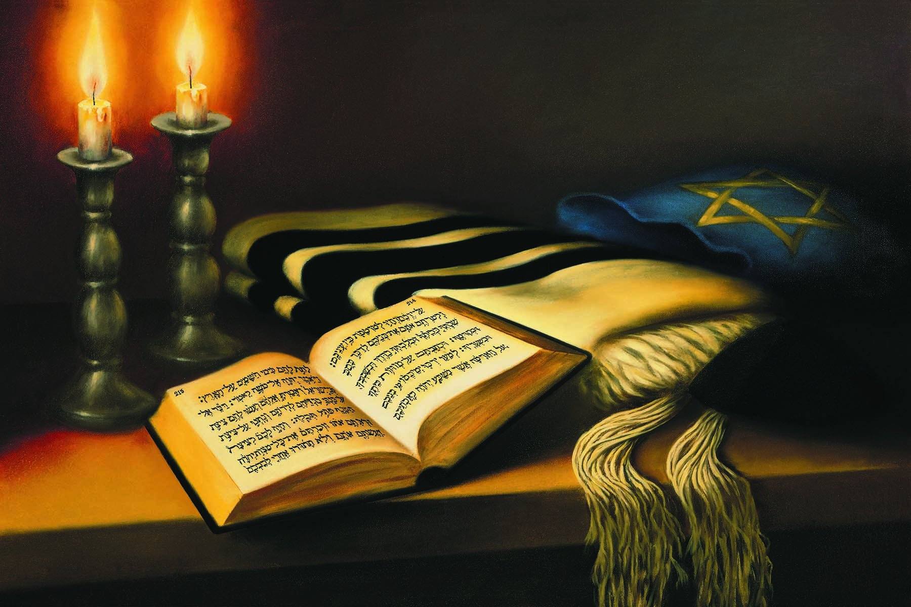Sefer Torah / Mikhail Chapiro Giclee Print AHAVART 