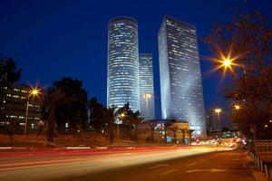 Tel-Aviv Night View - Israel Fine Art Photography AHAVART 