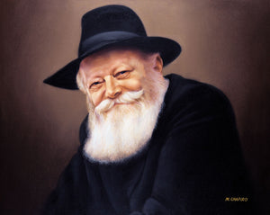 The Rebbe Smile / By Mikhail Chapiro Giclee Print AHAVART 