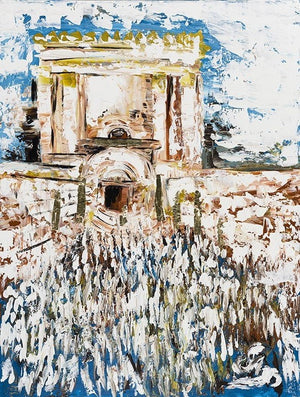 The Temple - Entrance / Lioudmila Snesareva Giclee Print AHAVART 