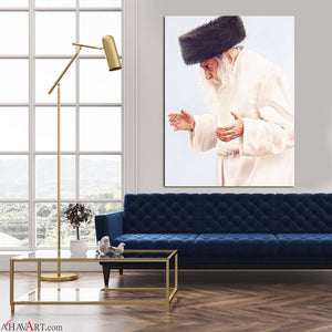 The Tosh Rebbe Shlita/ By Mikhail Chapiro Giclee Print AHAVART 