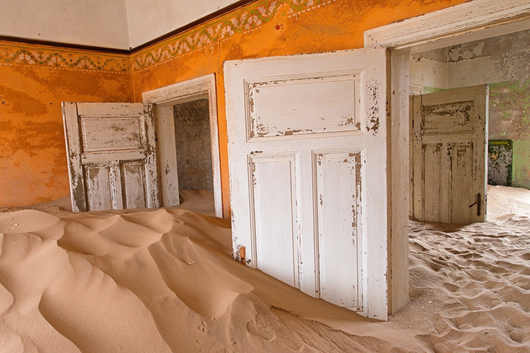 Three Doors Down - Ghost Town - Kolmanskop Namibia Fine Art Photography AHAVART 